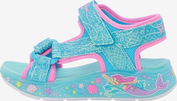 SKECHERS Sandaal 'MERMAID DREAMS', värv sinine: eest vaates