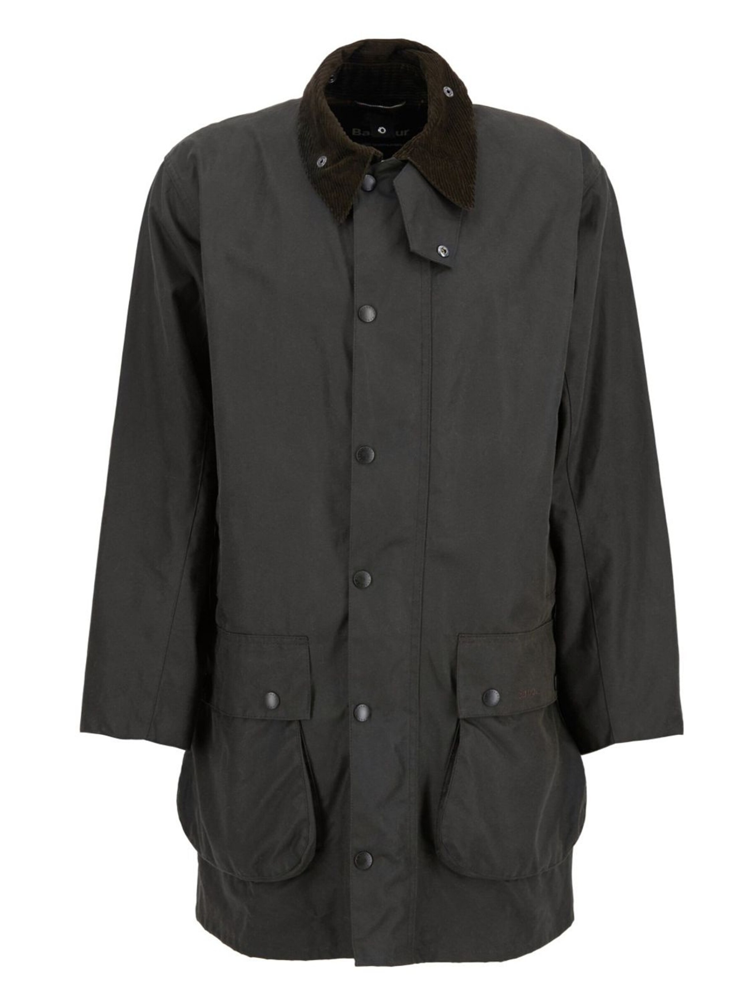 Barbour Winter Coat 'Northumbria' in Green: front