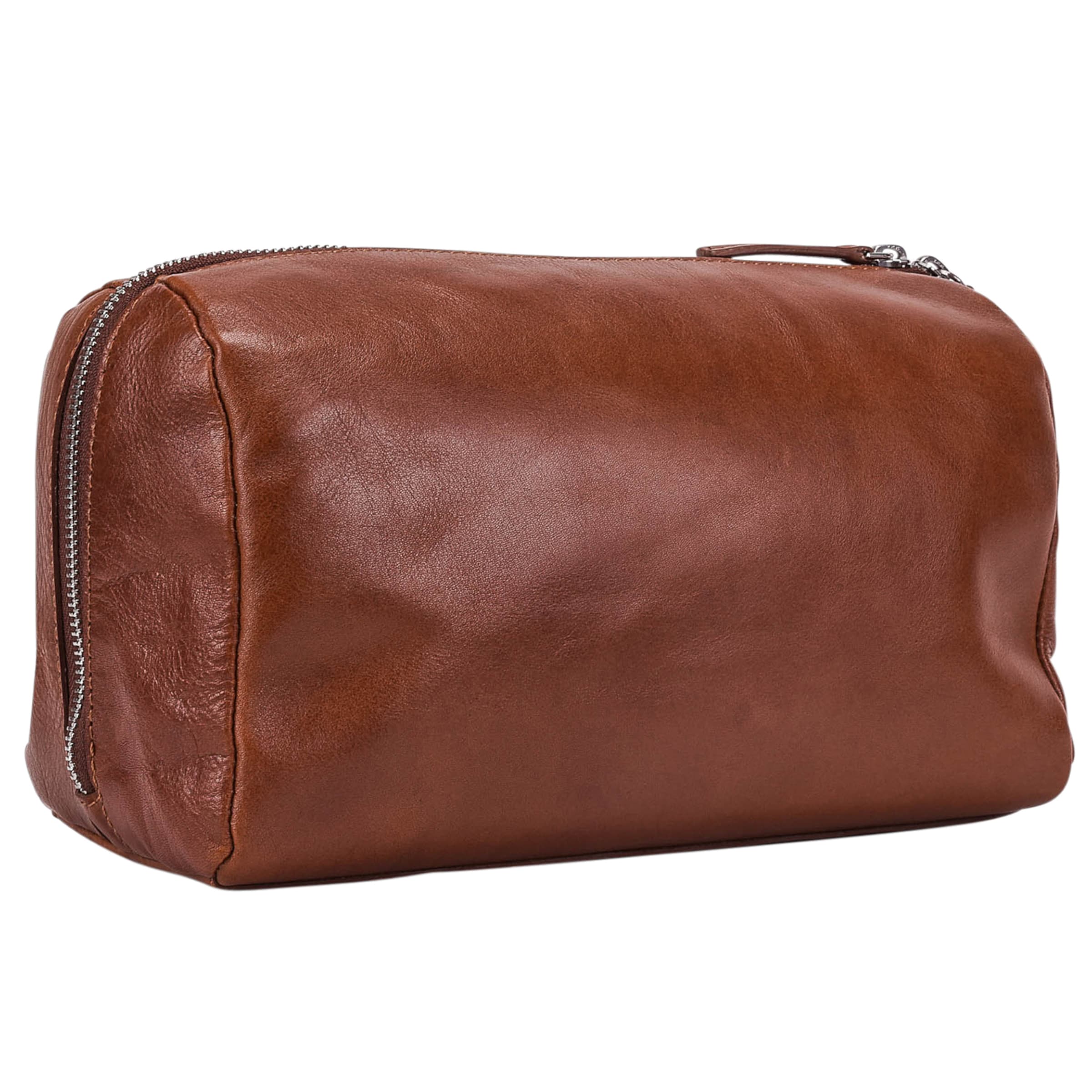 LEONHARD HEYDEN Toiletry bag 'Cambridge' in Brown: front