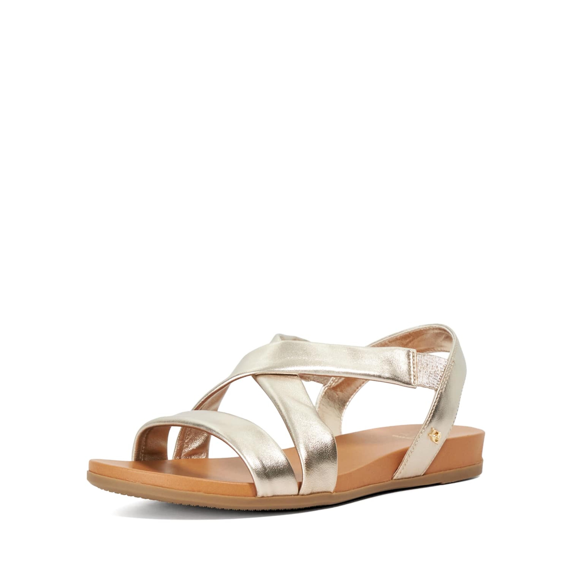 Sandales 'Landies' Dune LONDON en or : devant