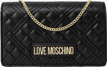 Love Moschino Schoudertas 'QUILTED PU JC4079PP' in Zwart: voorkant