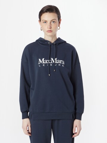 Max Mara Leisure Sweatshirt 'FILO' in Blue: front