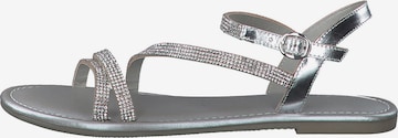 TAMARIS Sandale in Silber