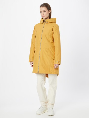 Parka invernale 'ROCKY POINT' di JACK WOLFSKIN in giallo: frontale