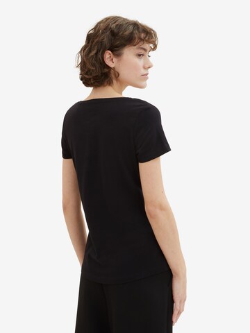 T-shirt TOM TAILOR en noir