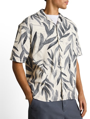 TOM TAILOR DENIM Comfort fit Overhemd in Wit