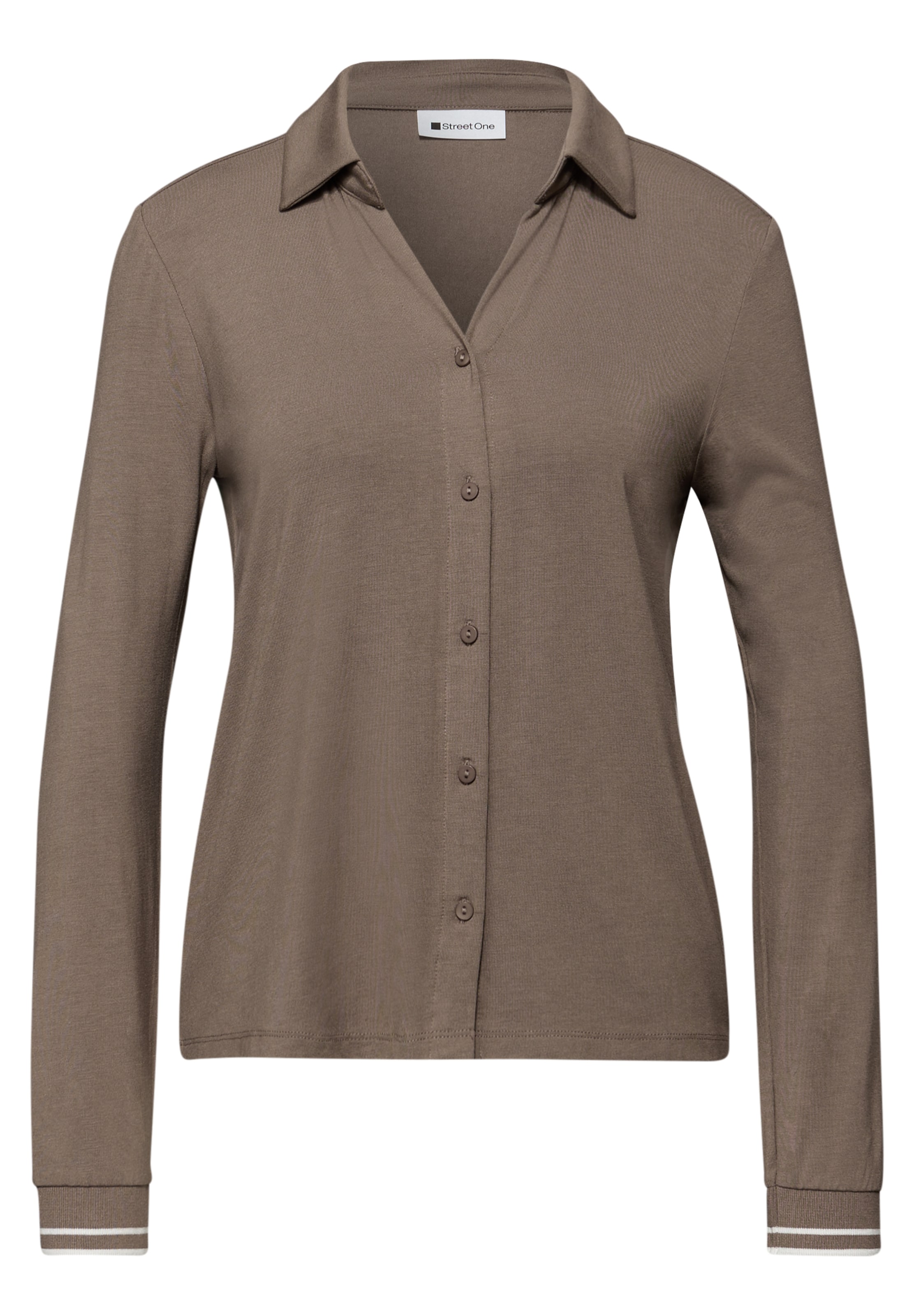 STREET ONE Blouse in Brown: front