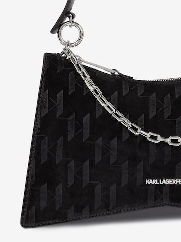 Karl Lagerfeld Schultertasche 'Seven' in Schwarz