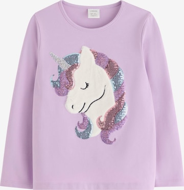 Tricou de la Lindex pe mov: față