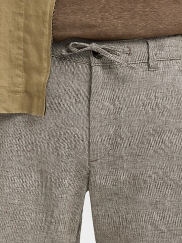 SELECTED Regular Chino Pants 'SLHBRODY' in Brown