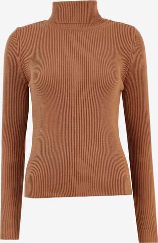 LELA Sweater in Brown: front