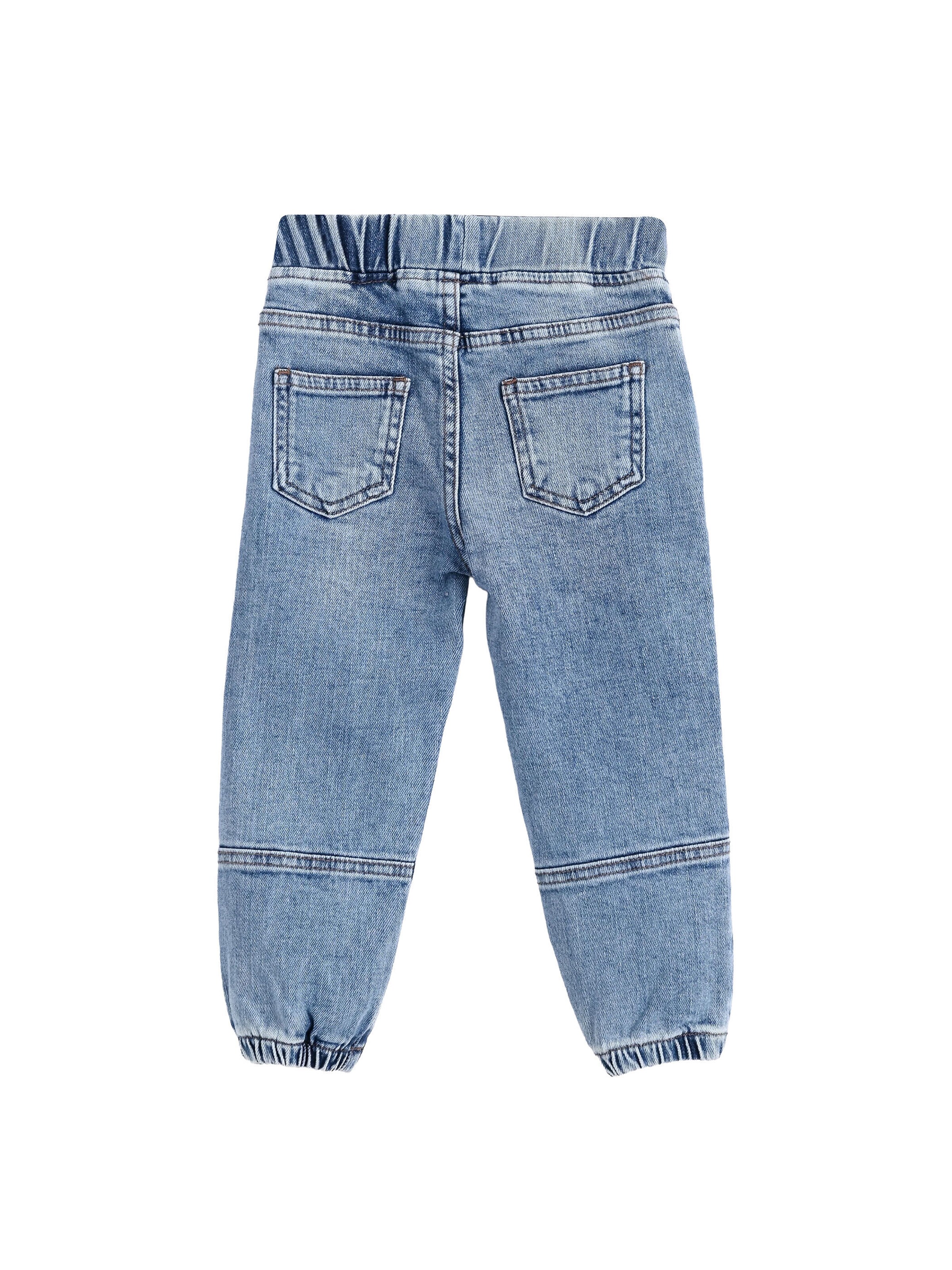 Solang Regular Hose Denim-Jogger Stretch Jeans Unisex in Blau