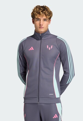 Veste de sport 'Messi' ADIDAS PERFORMANCE en gris : devant