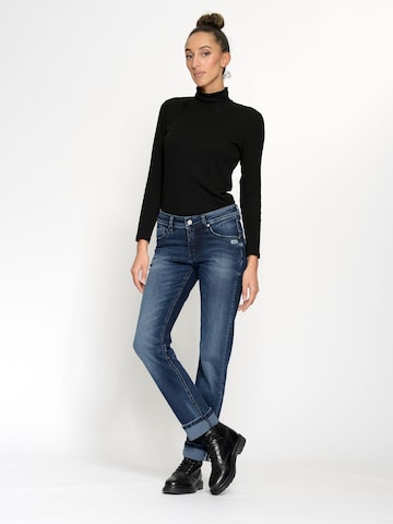 Gang Regular Jeans '94AMELIE STRAIGHT' in Blauw