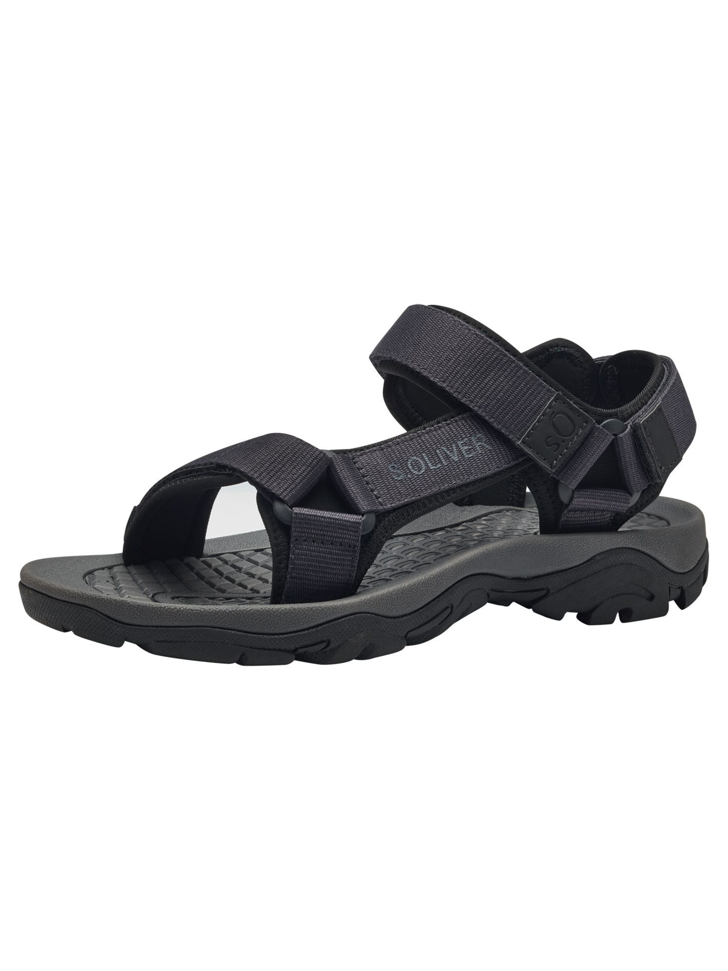 s.Oliver Sandale in Schwarz: Vorderseite