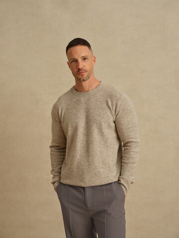 DAN FOX APPAREL Sweater 'William' in Beige: front