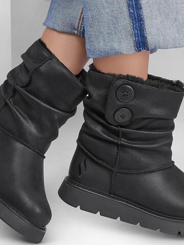 SKECHERS Boots 'Skechers Keepsakes Lite - Freezing Low' in Zwart: voorkant