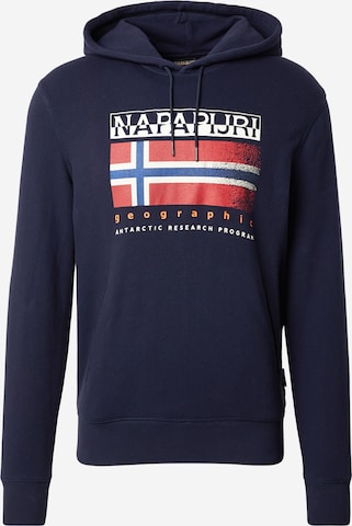 NAPAPIJRI Collegepaita 'B-KREIS' värissä sininen: etupuoli