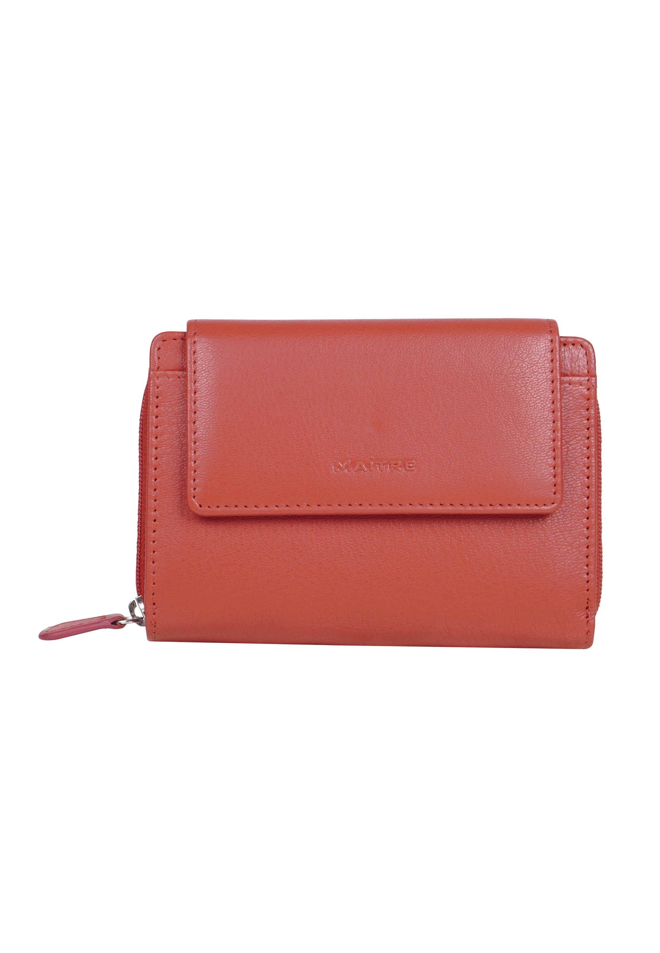 Maître Portemonnee 'Bromley Diethilde' in Oranje: voorkant
