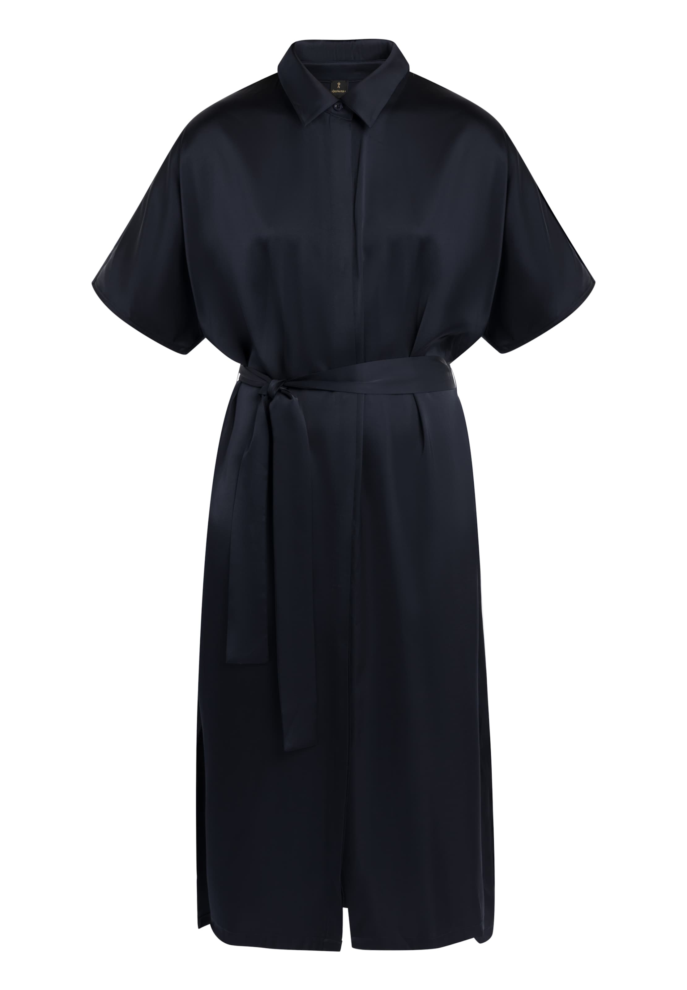 DreiMaster Klassik Blusenkleid in Blau: Vorderseite