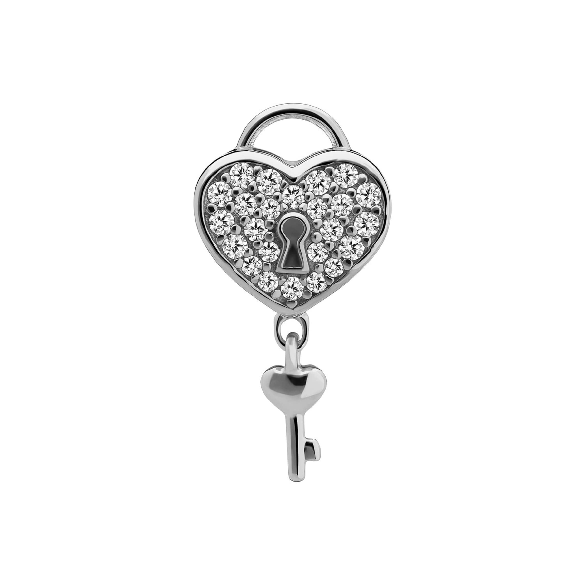 Lucardi Hangers in Zilver: voorkant