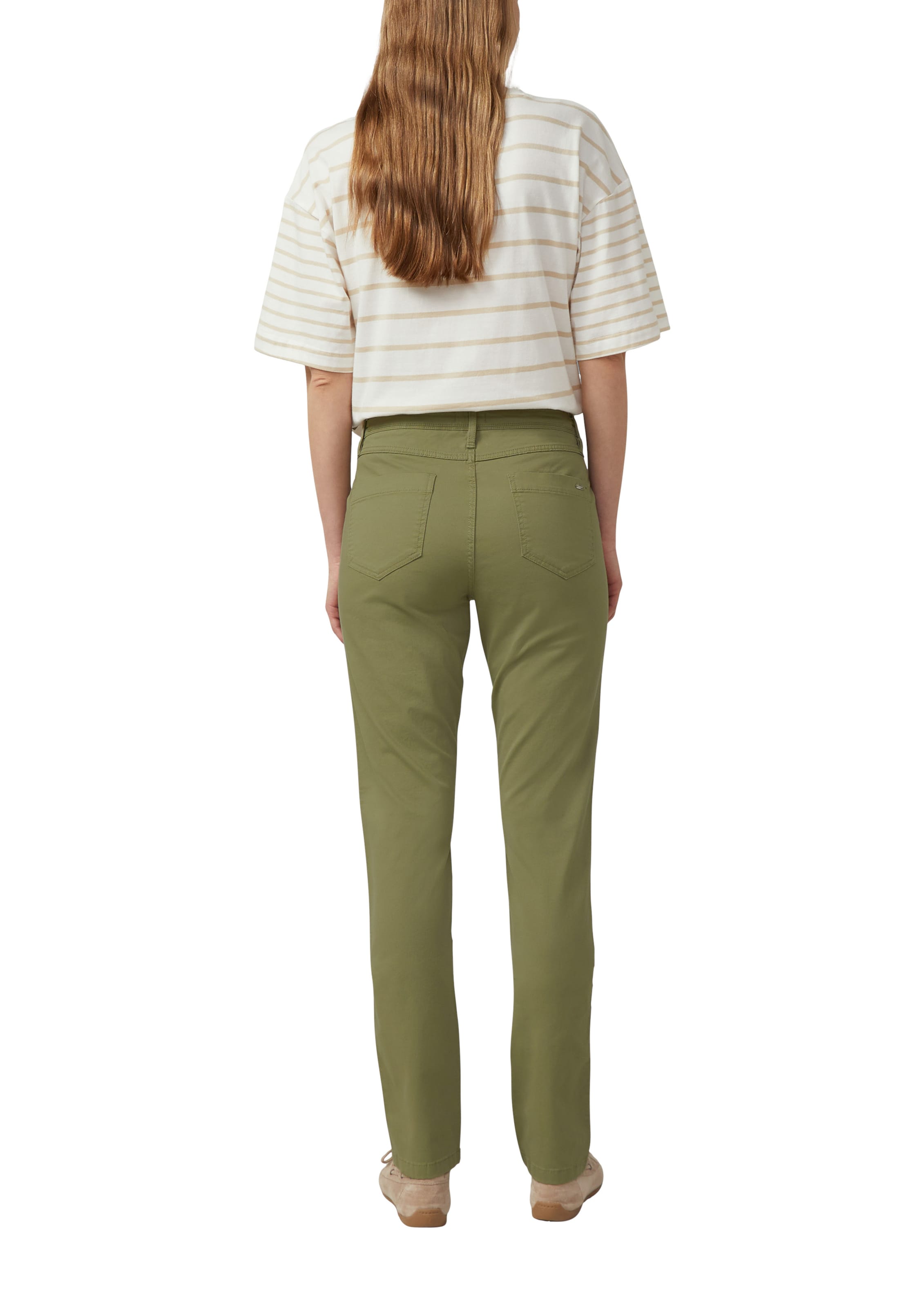 Coupe slim Pantalon s.Oliver en vert