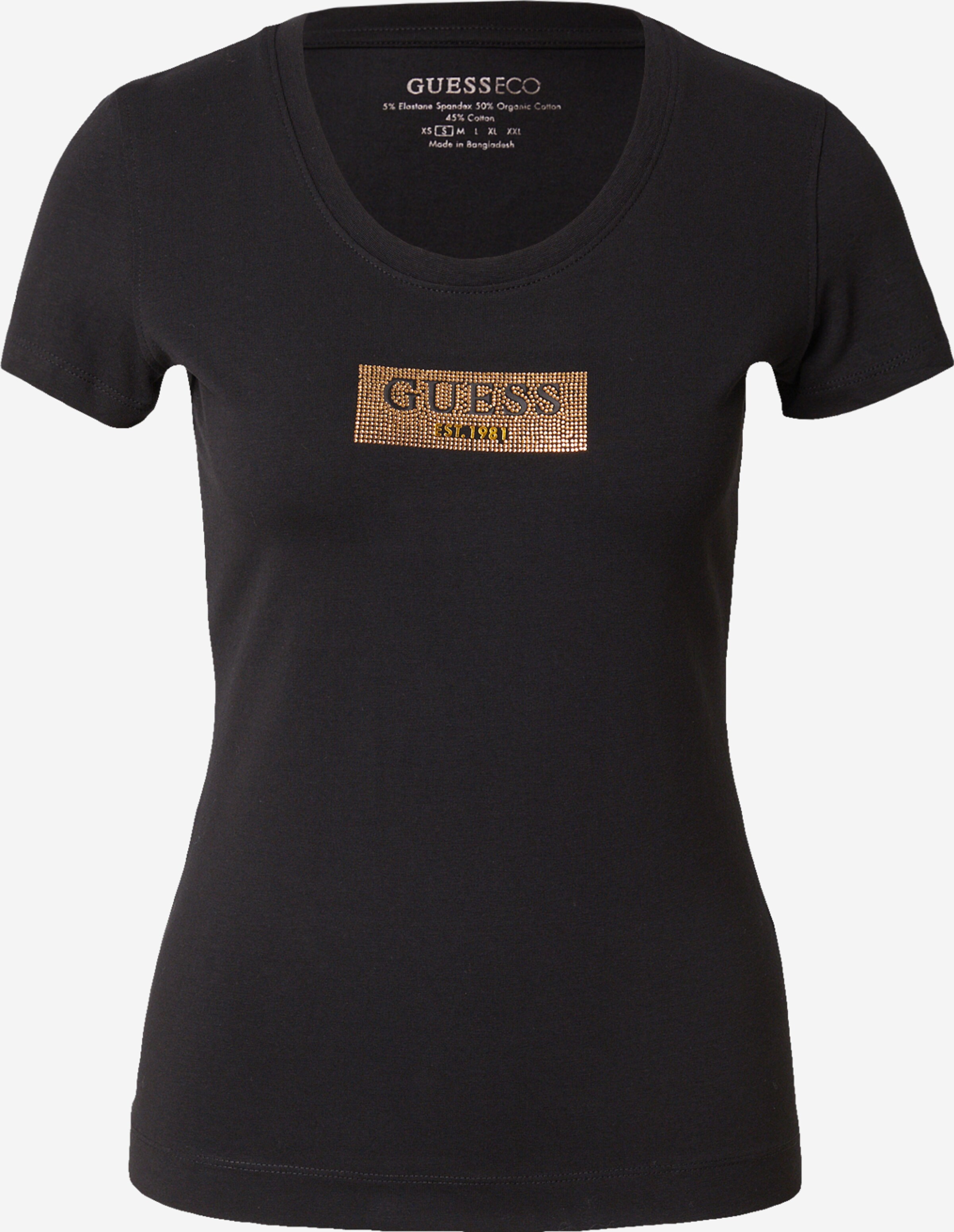 Gold 2025 guess shirt