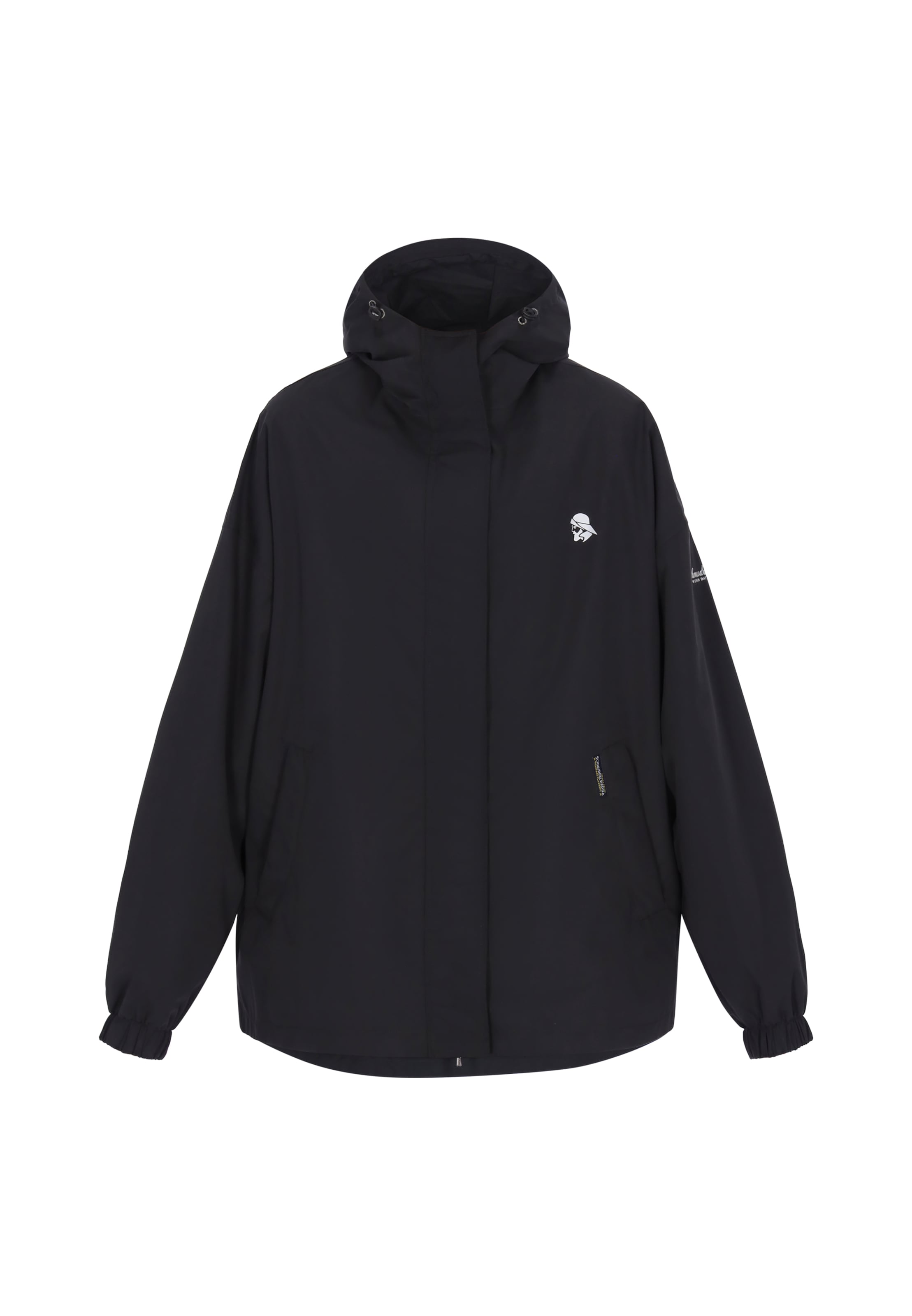 Veste fonctionnelle Schmuddelwedda en noir : devant