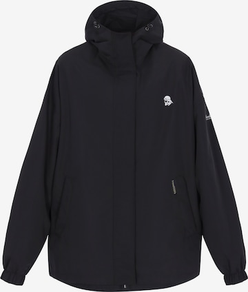 Veste fonctionnelle Schmuddelwedda en noir : devant