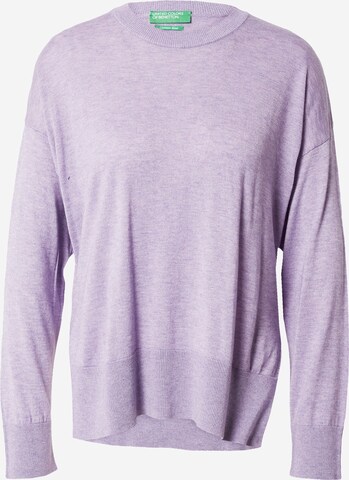 UNITED COLORS OF BENETTON - Pullover em roxo: frente