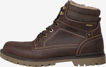 s.Oliver Lace-Up Boots in Brown