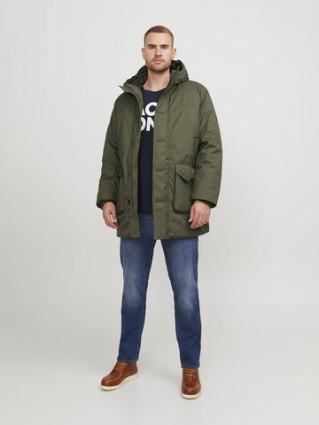 Parka mi-saison JACK & JONES en vert