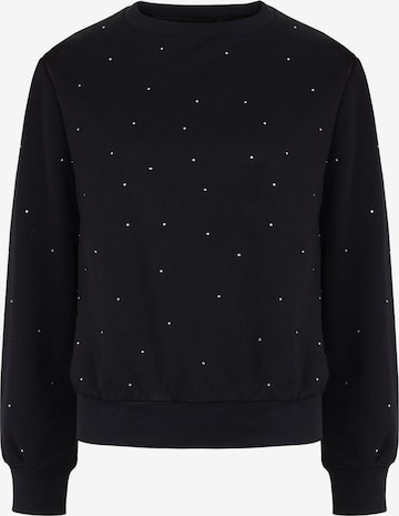 NOCTURNE - Sweatshirt em preto: frente