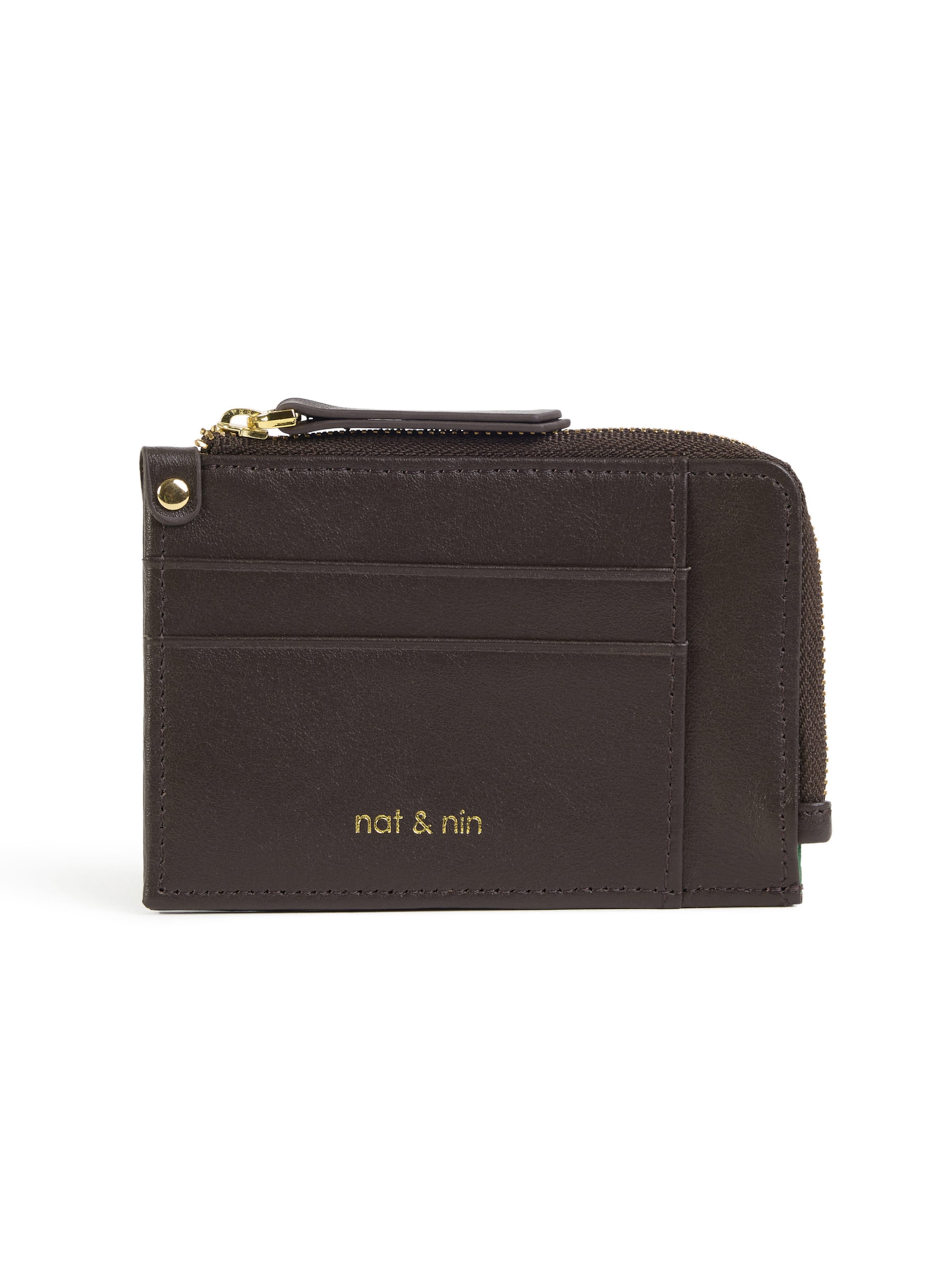 Nat&Nin Peněženka 'LANA' – hnědá: přední strana