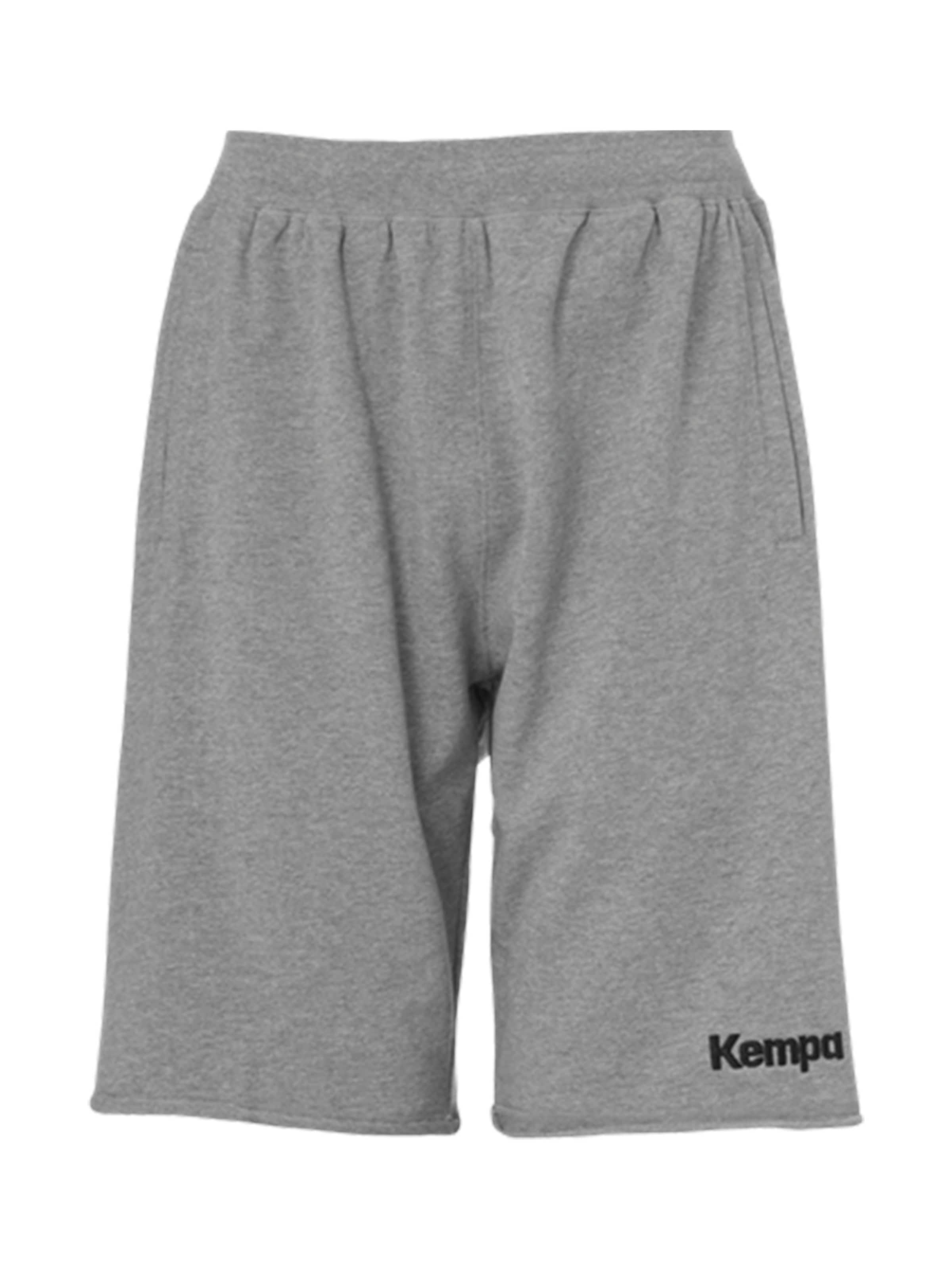 KEMPA Voľný strih Športové nohavice 'Core' - Sivá: predná strana
