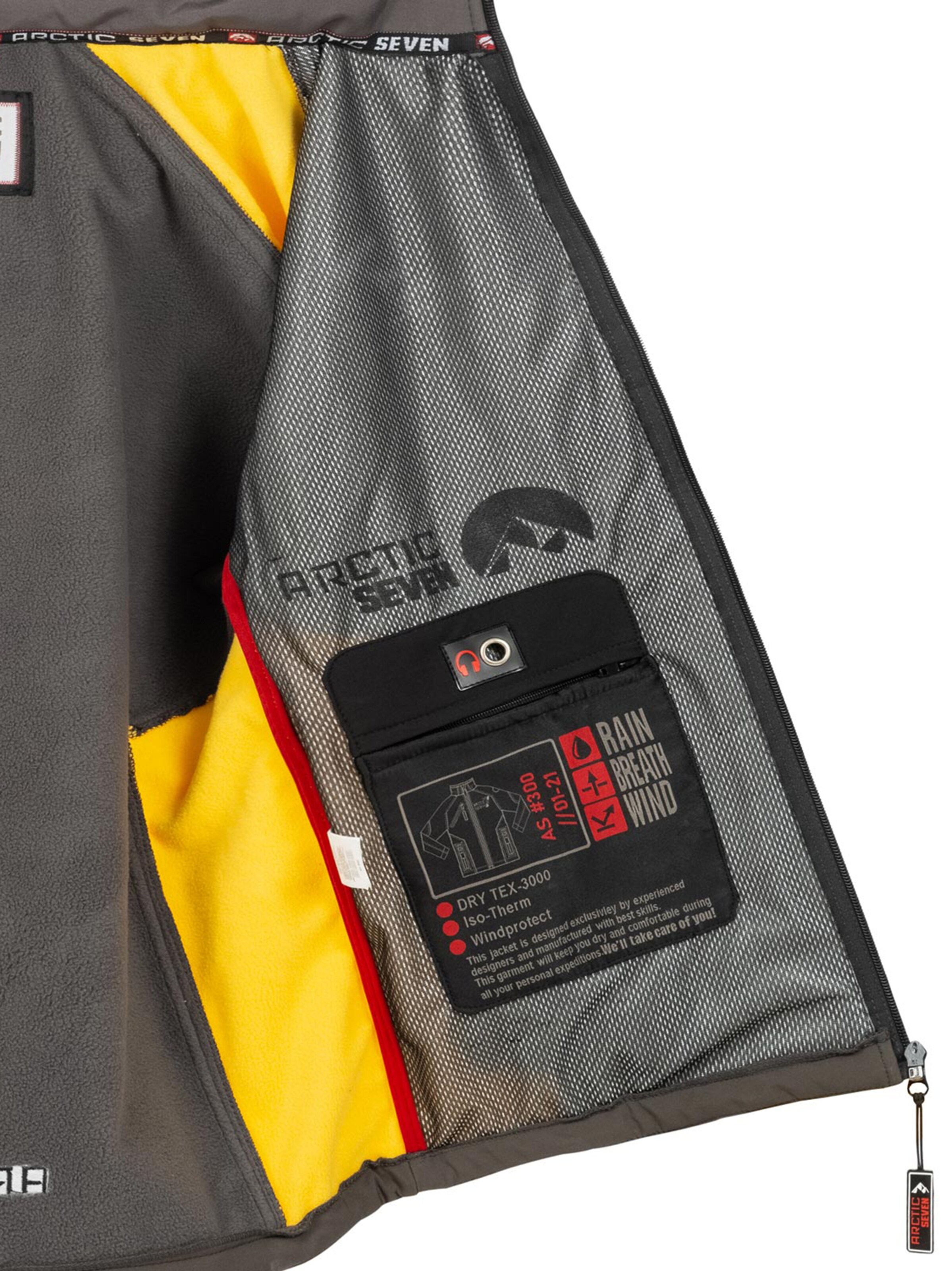 Arctic Seven Functionele jas in Grijs