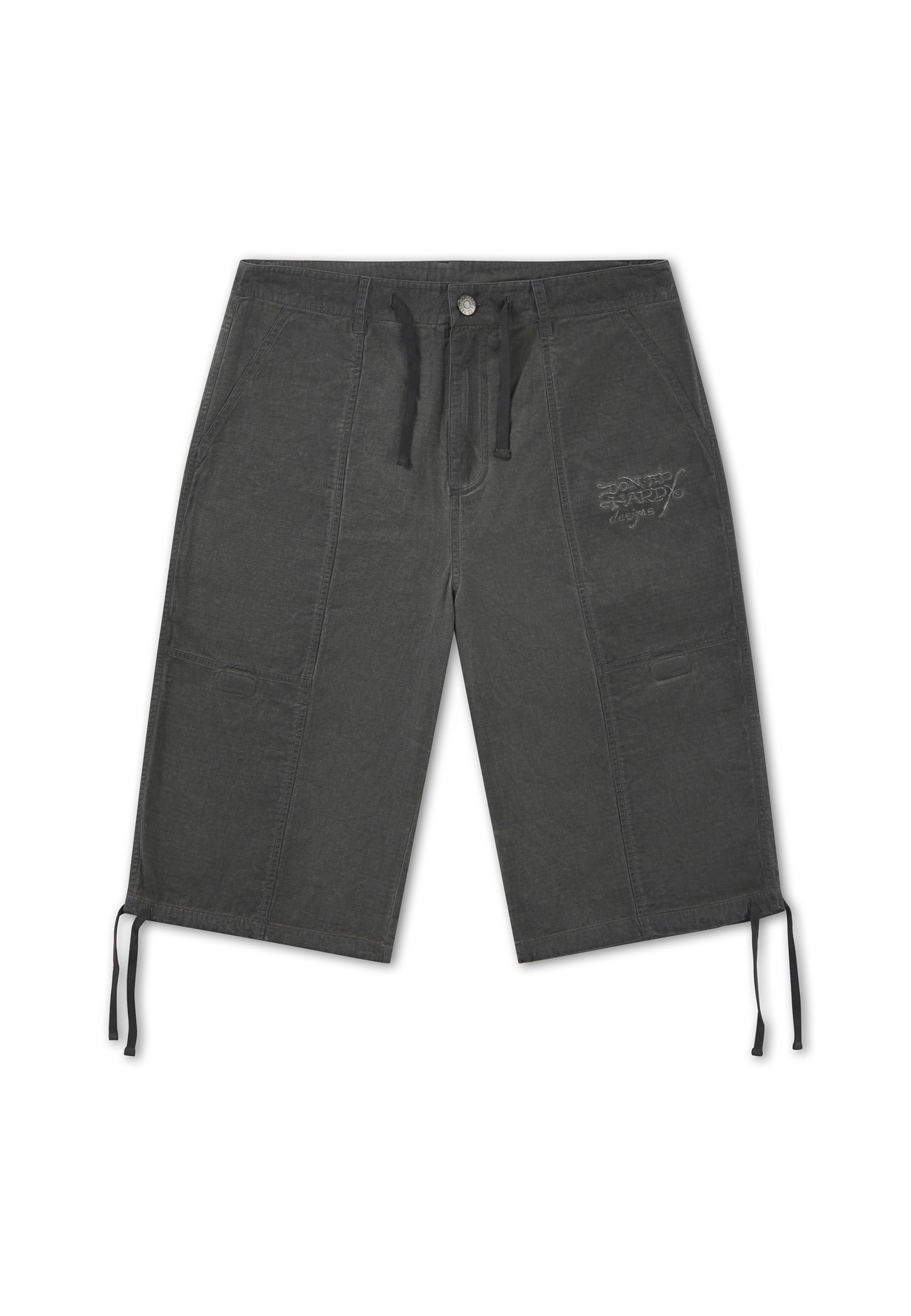 Loosefit Pantalon cargo 'Flying Phoenix' Ed Hardy en bleu : devant