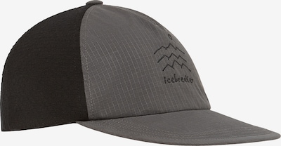 Șapcă ICEBREAKER pe gri închis / verde închis / negru, Vizualizare produs