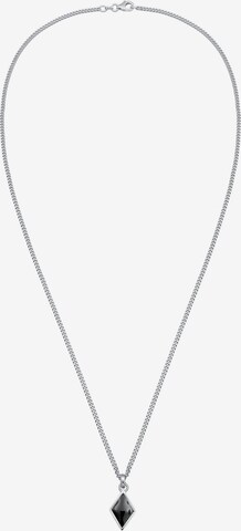 KUZZOI Necklace 'Geo' in Silver: front