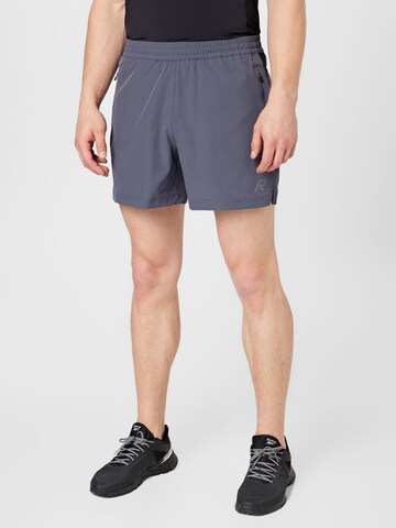 Rukka Normální Sportovní kalhoty – modrá: přední strana