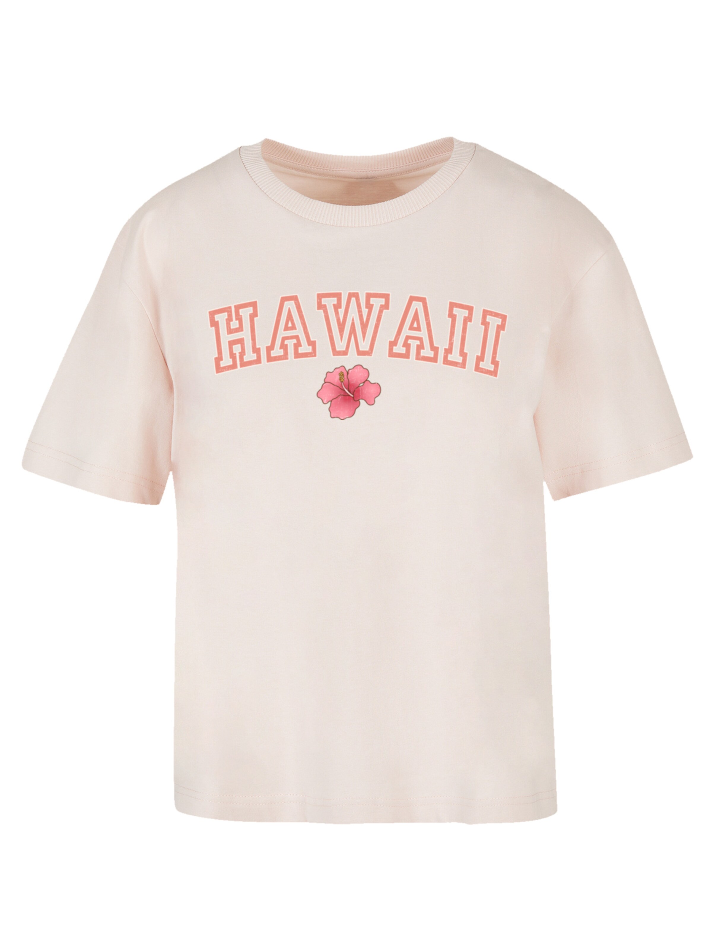 T-shirt 'Hawaii' F4NT4STIC en rose : devant