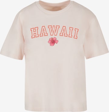 T-shirt 'Hawaii' F4NT4STIC en rose : devant