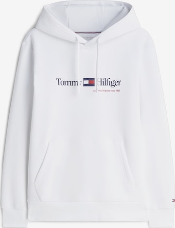 Bluză de molton de la TOMMY HILFIGER pe alb: față