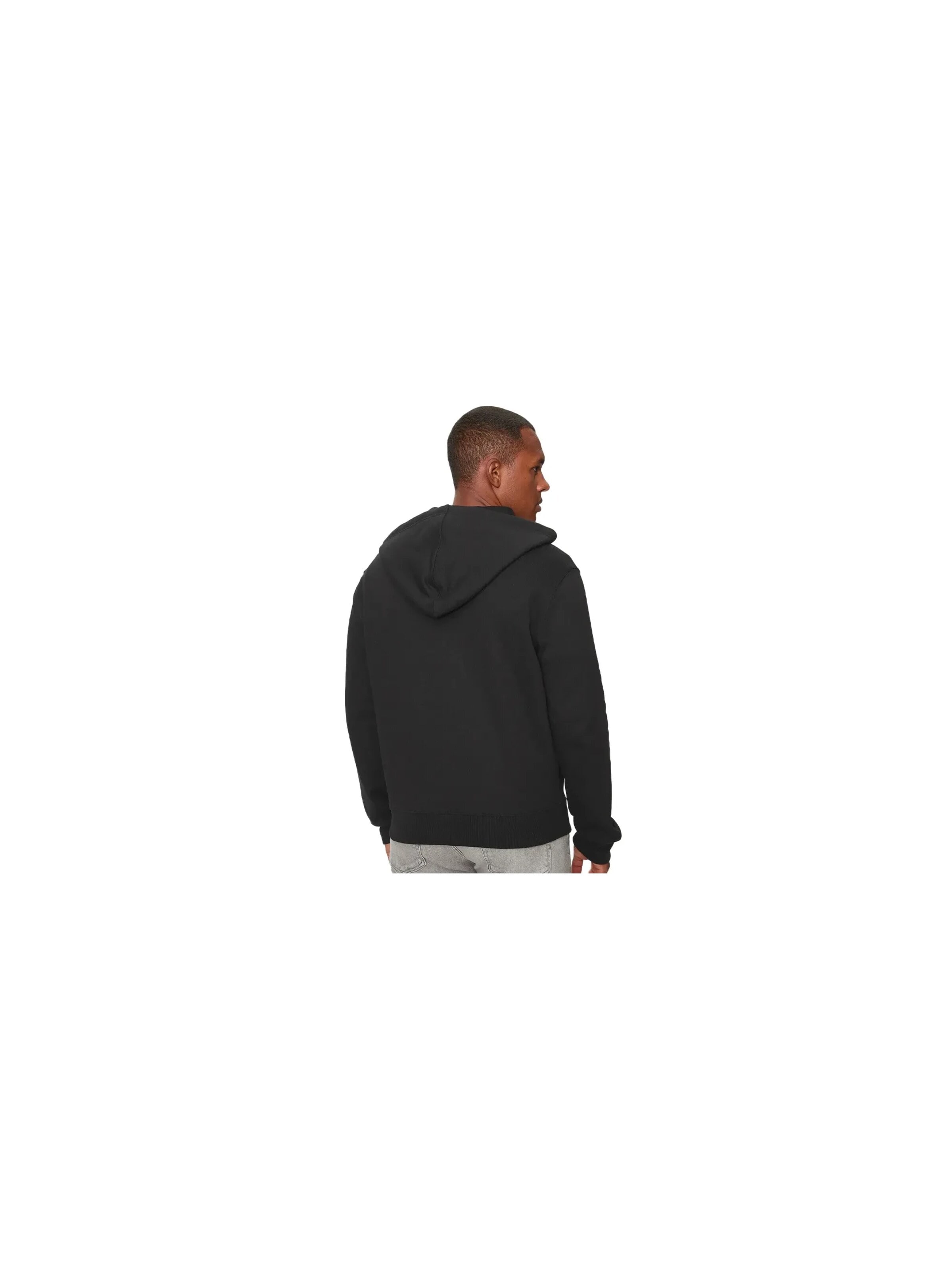 GUESS - Sudadera 'Triangle G' en negro