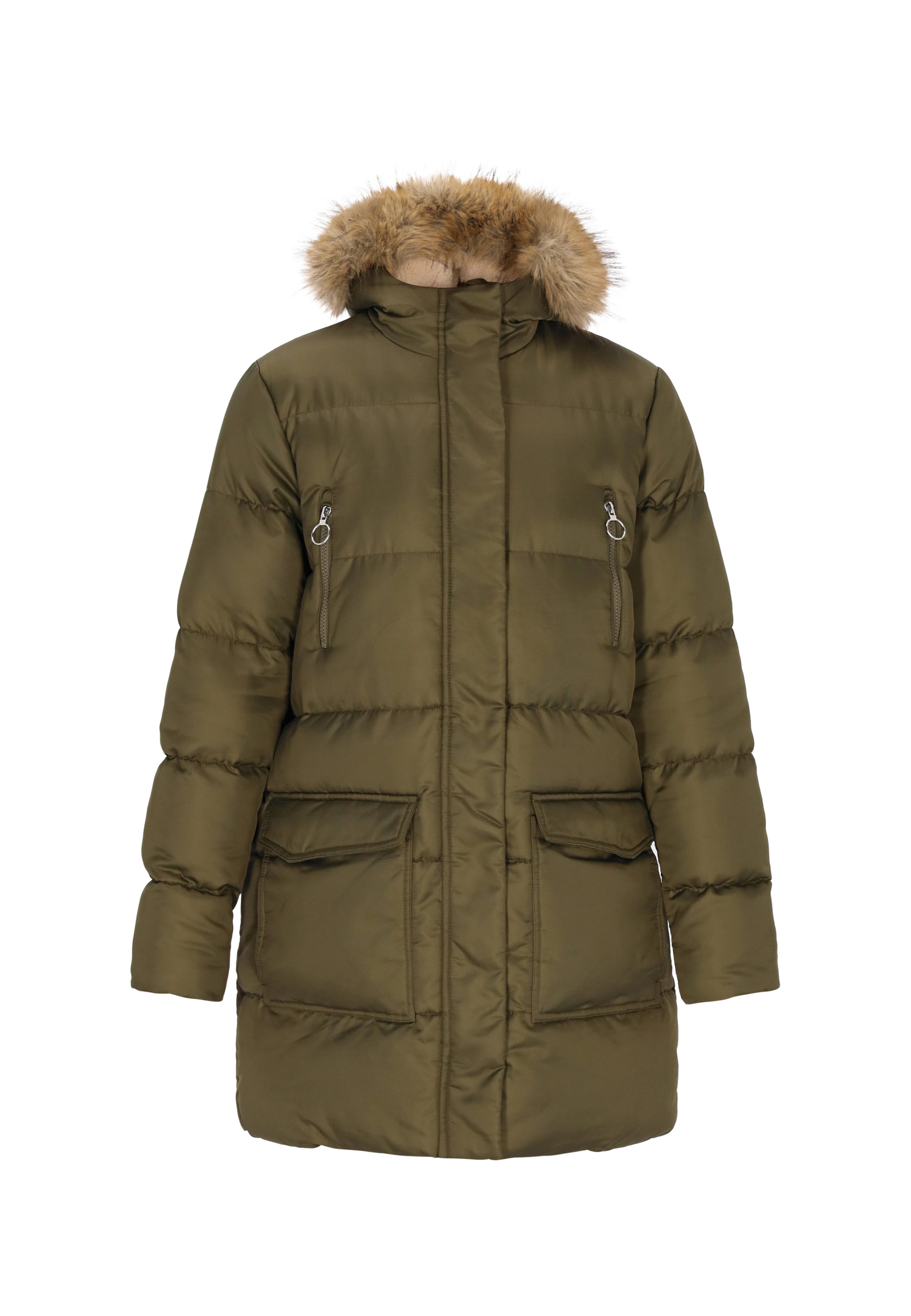 MYMO Зимняя куртка в Зеленый: спереди