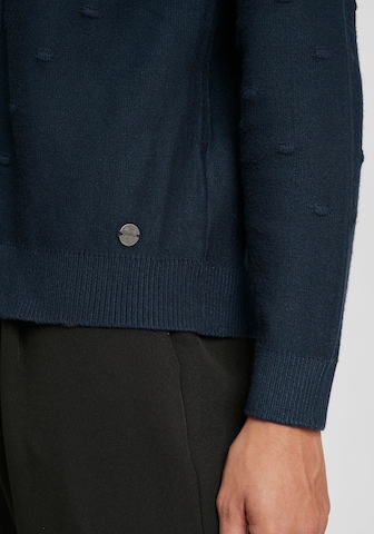 Oxmo Knit Cardigan 'Kalotta' in Blue