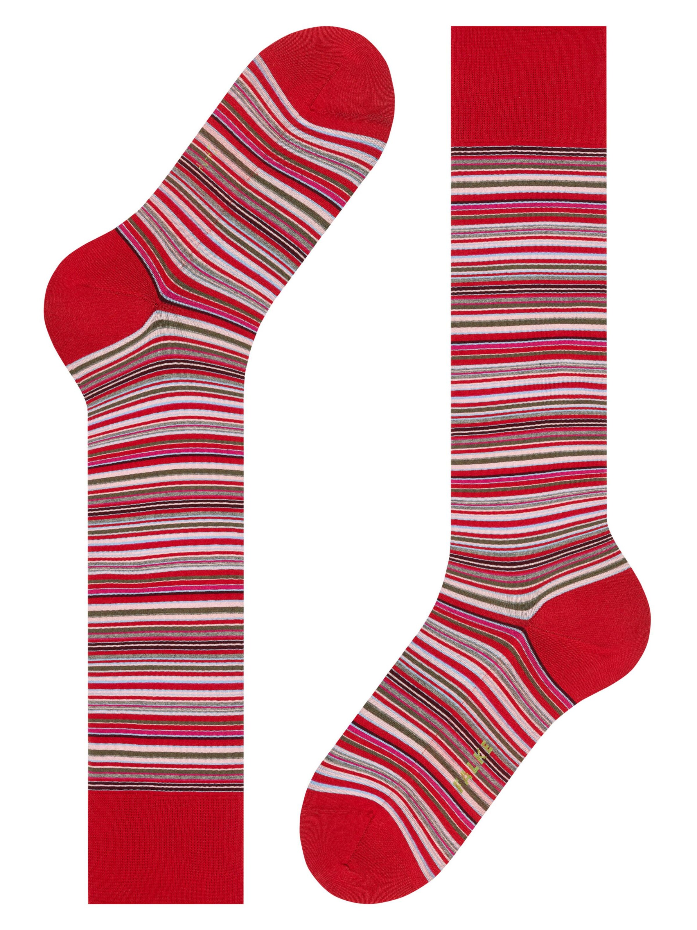 FALKE Knee High Socks 'Microblock' in Red
