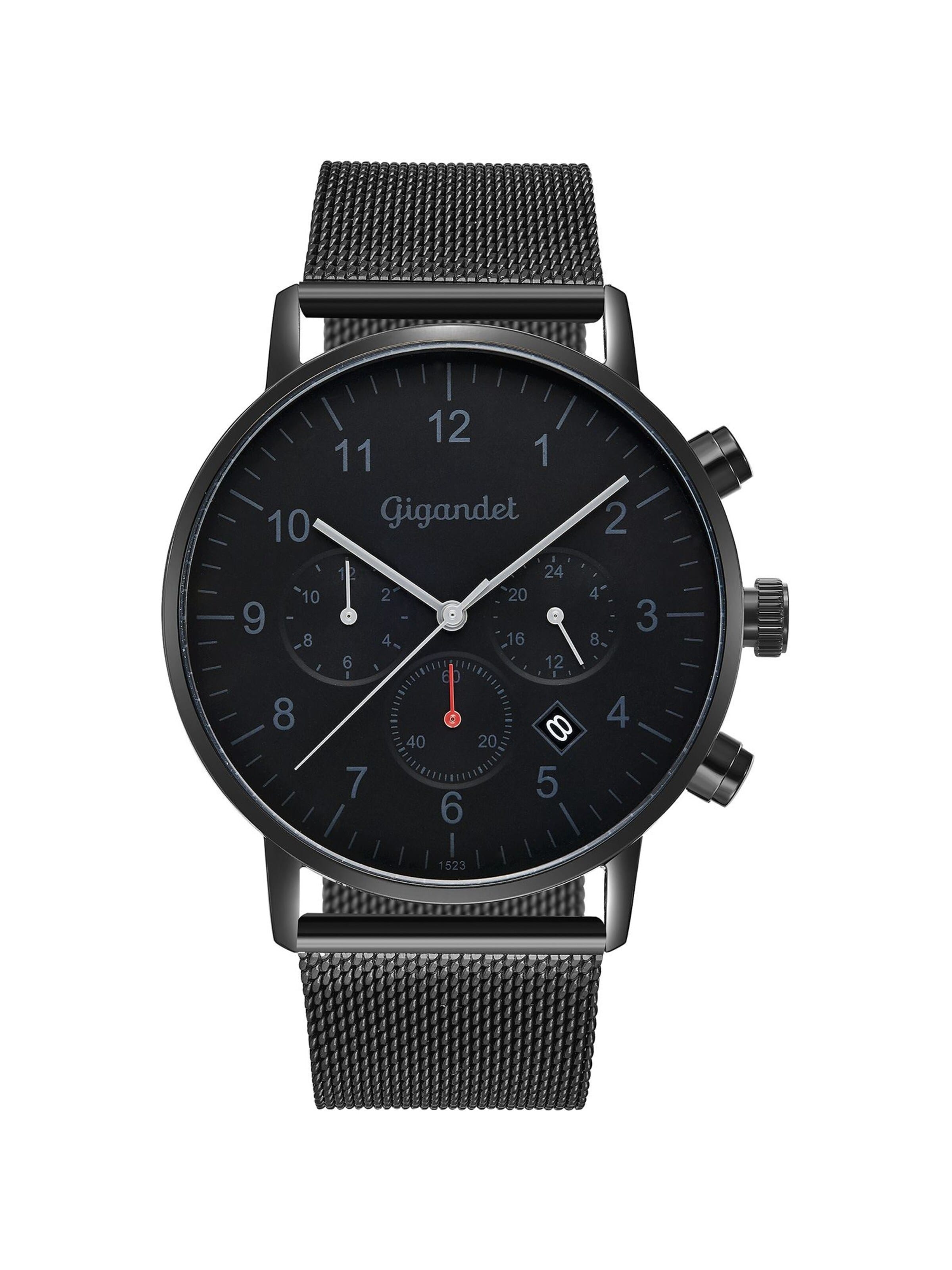 Montre à affichage analogique 'MINIMALISM II' Gigandet en noir : devant