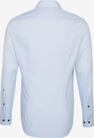 SEIDENSTICKER Slim fit Zakelijk overhemd ' X-Slim ' in Blauw