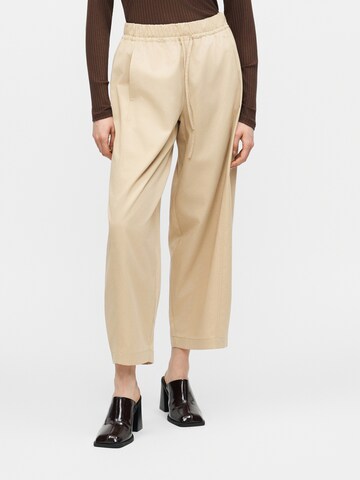 VERO MODA Barrel Housut 'VMDAHLIA' värissä beige: etupuoli